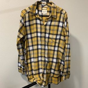 AEO Boyfriend Fit Flannel - Size Large